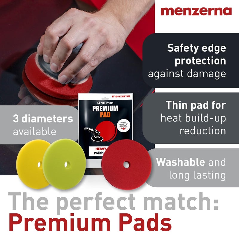 menzerna Polishing Set – HCC1000, MCC2500 & 3800 | 3-Step System for Scratch Removal, Swirl Elimination & Mirror-Like Finish - Image 5